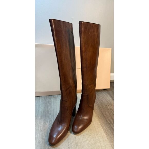 Loeffler Randall Goldy Espresso Tall Boot Size 8.5 $695 - Picture 7 of 13